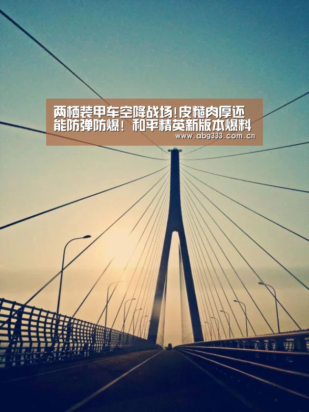 两栖装甲车空降战场!皮糙肉厚还能防弹防爆! 和平精英新版本爆料第二弹‘欧博’(图2) 欧博